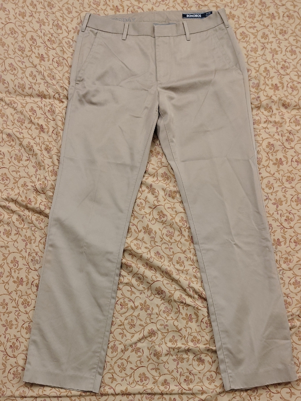 Bonobos Men’s Khaki Straight Fit Pants
